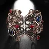 Bracelete Find Me Bohemian Crystal Strass Bracelet Women For Geometric Hollow Flower Open Fashion Party Jewelry