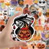 50PCS Halloween Ghost Cute Sticker pour bouteilles d'eau pour ordinateur portable