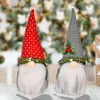 クリスマスの装飾Cyuan Hooded Faceless Santa Small Rudolph Pendant Kidsクリスマスギフト窓飾りぬことぬいぐるみ年年パーティー装飾