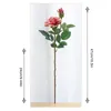 Decoratieve bloemen nepbloem bloemendecoratie 5 grote kop en 4 knop kunstmatige tulpen hydraterende levensechte langdurige simulatie rose