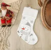 Nouvelles fournitures de décoration de Noël Noël grandes chaussettes arbre de Noël bas pendentif cadeau pour enfants sac de bonbons scène habiller SN6818