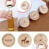 Openers Creative Log Screwdriver Bottle Opener Wooden Magnetic Refrigerator Magnet Personalized Mes Sticker 7 Styles Drop Deliv Mjbag Dhflj