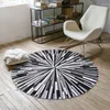 Carpets Creative Geometric Splash Abstract Round Carpet Bedroom Computer Chair Rug Living Room Coffee Table Kids Game Mat