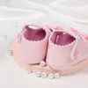 Eerste Walkers Toddler Baby Girl Soft Pu Princess Shoes Bow Infant Prewalker Geboren