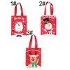 Kerstcadeauzakje Kerstman Candy Bags Cartoon Snowman Elk Geschenken Zak Kerstmisbomen Hangende Decor Pouches Kerstfeest Tote Th0457