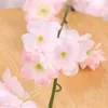 Guirlande de fleurs de cerisier artificielles, 1.8M, fausses fleurs en soie, vigne suspendue Sakura pour fête, arc de mariage, décoration de maison