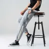 Pantalones de hombre Casual primavera y otoño 2021 nueva ropa de trabajo deportes nueve puntos marca de moda pantalones holgados para G220929