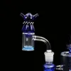 Röktillbehör Hornet Quartz Carb Cap Banger 14mm Dabber Hookah Transparent Glass Layer Color Sandstone Bong