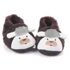 Primeiros caminhantes Baby Botas de inverno infantil criança fofa sapatos de desenho animado meninos super mantêm fontes de fofffield de neve quente BOOTIES