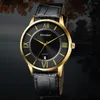 Wristwatches Men's Quartz Watch Creative Round Dial Luxury Big Men Casual Fashion Brief Style All Match Accessory