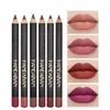 Handaiyan Matte Lip Linet Set Lipstick Crayon 12 couleurs Facile à porter des yeux et des lèvres de maquillage de ligne de lèvres faciles à porter1655167