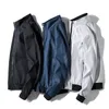 Stand Collar Lightweight Jacket Men Casual Jackets Autumn Spring Clothes For Men Outwear Thin Coats Solid Color Zip Up