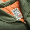 Mensjackor Maden Japanese Vintage Pilot Jackets förtjockade varma bomullsfickor Mens Autum Winter Coat Military Army Bomber Jacket 221006