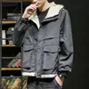 Hooded Jacket Men Fashion Clothing Harajuku High Street Japan Style Casual Wind Breakher Jackets Lichtgewicht jas