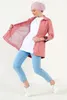 Płaszcze damskie płaszcze różowe kolorowe kobiety Trekoat 5669