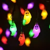 Strings 6M 30Leds Halloween Outdoor Garden Decoration Colorful Ghost LED String Light Waterproof Solar Powered Festival