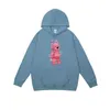 Men's Hoodies American Style Hip-hop Bear Reflective Print Hooded Sweater Men's Street Fashion Brand Loose Oversize Couple Pullover