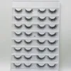 Thick Multilayer 16 Pairs Mink False Eyelashes Set Naturally Soft and Delicate Reusable Hand Made Curly 3D Fake Lashes Messy Crisscross Eyelash Extensions Makeup