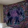 Wandteppiche Psychedelic Dreamcatcher Mond Feder Tapisserie Hippie Große Böhmische Mandala Wand Tuch Teppich Decke Zimmer Dekor 221006