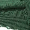 Suéteres de hombre Suéter de punto suelto Jersey de manga larga rasgado Jersey de gran tamaño Otoño Invierno Ropa de hombre Moda