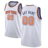 Camisas de basquete personalizadas masculinas, femininas e juvenis New York''Knicks''2 Miles McBride 3 Trevor Keels 6 Quentin Grimes 17 Svi Mykhailiuk 44 Feron Hunt Jersey