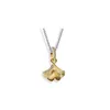 S925 Charms Pingente Colar Maple Leaf Ginkgo Brincos com miçangas originais Jóias de Fit Pandora