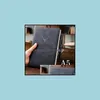 Notepads Notepads 360 Pages Vintage Super Thick Wax Sense Leather Notebook Business Office Retro Simple A5 Line Journal Diary Paper N Dh1Mh