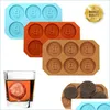 Ice Cream Tools Tools 6 Chocolate Sile Bitcoin Mold Ice Cube Fondant Patisserie Candy Cake Mode Decoration Clouds Baking Accessories Dhnip