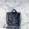 Moda na dużą pojemność torba na zakupy 2022 NOWOŚĆ RHombus panie na ramię prosta tekstura nylonowa tkanina torebka portfela