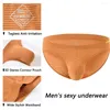 Underpants Soft High-quality Nylon Men's Sexy Bikini Underwear Solid Color Multi-color Options