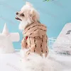 Pet Hooded Sweater T Shirt Dog Apparel Letter Jacquard Pets Knit Sweaters Fashion Dogs Hooded Top