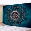 Tapestries Mysterious Symbol Home Decoration Tapestry Mandala Psychedelic Scene Wall Bohemian Decorative Bed Sopa Soffa Filt 221006