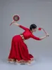 Roupas étnicas trajes de dança tibetanos no palco feminino abrindo grande saia swing skiot minority adulting prática de classificação para adultos