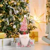 Рождественские украшения безликий гноме -кукольный орнамент украшения для домашнего стола украшения подвесной рождественский год