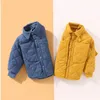 Jaquetas menino menino garoto algod￣o acolchoado jaqueta infantil crian￧a crian￧a camisa quente casaco de garoto grosso de grossa outono primavera de inverno beb￪ roupas 18y 2201006