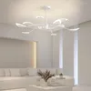 Chandeliers 2022 Modern LED Ceiling Lamps White Simple For Living Room Minimalist Indoor Lighting Bedroom Dining