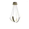 Lampes suspendues Chandelierrec Moderne LED Lumières Pour Salle À Manger Hauteur Plafonds AC90-260V Lampe En Aluminium Appareils D'éclairage À La Maison