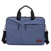 Briefcases Men's Business Briefcase Simple Casual Cross Body Bag 14 Inch Laptop Ladies Commuter