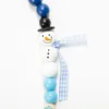 Keepsakes Wall Decor Christmas Snowman Tr￤p￤rlkedja med hampa rep Tassel Garland Northern Xmas Nursery Hand Made Wood Farmhouse Decoration 2327 E3