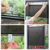 Curtain Suction Cup Sunshade Retractable Sunscreen Free Punch Blackout Balcony Roller Blind For Home Window Door