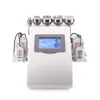 Bärbar 6in1 Bio 40K Slantmaskin Cavitation RF Ultraljud Lipo Laser Beauty Salon Machine