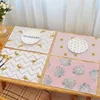 Table Mats Cute Pink Cloth Placemat Creative Flamingo Leaf Pattern Dining Mat Heat Insulation Non Slip Placemats Bowl 1PCS