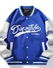 Herren trendy Royal Blue Baseball Jacke Mode lässig / normal