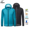 Damesjacks lngxo mannen vrouwen wandelen jassen waterdichte camping trekking jas unisex snel droge regenjas zonnebeschermingswind windbreaker 221006