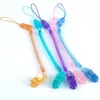 Infant Toddler Pacifier Spring Chain Soother Nipple Clip Chain Holder Strap Baby Chew Toy Anti-drop Pacifier Chains