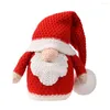 クリスマスデコレーションファブリックかなり顔のないノームオーナメントソフトテクスチャーGnome Doll Tail Hatのデザイン