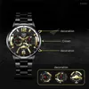 Wristwatches Reloj Hombre Luxury Mens Business Watches Male Stainless Steel Analog Quartz Wrist Watch Men Calendar Leather Bracelet