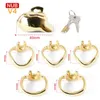 NXY CHASTITY DEVICES NUOVO ACCIAIO IN INSOLLE GOLD MAMBA CAMBA CAGUE MASCHIO DEI MASCHI