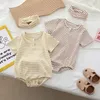 Rompers Infant Boy Fashion Striped短袖ジャンプスーツ