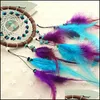 Arts And Crafts Arts And Crafts Whole- Antique Imitation Enchanted Forest Dreamcatcher Gift Handmade Dream Catcher Net With Fe2279